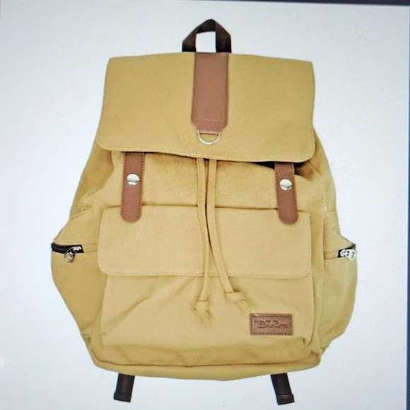 bella russo Bags Bella Russo Nwot Unisex Canvas Backpack Poshmark